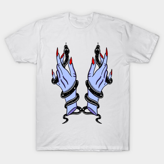 Watch out for snakes T-Shirt by BreezyArtCollections 